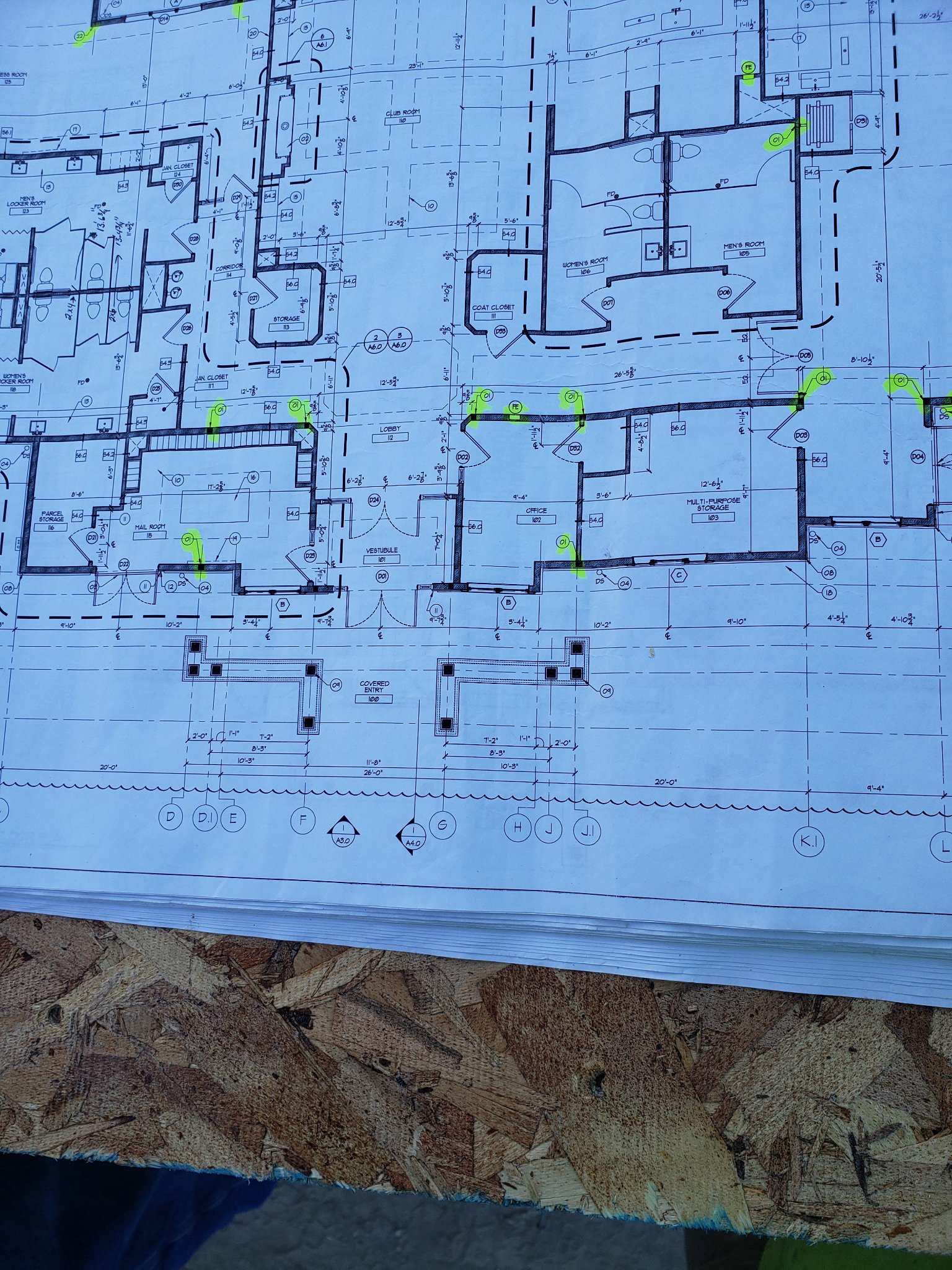House framing with roof sheathing underway